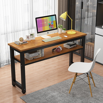 Rectangular table bench strip table close to wall narrow table Home bedroom Easy study desk Computer table type table