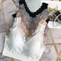 2020 Summer explosion sling underwear women without steel ring beauty back bra anti-sagging gathering chest vest