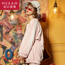 Coral Suede Pajamas Woman Spring Autumn Winter Net Red girl Cute Plus Suede Thickened Flannel home to suit two sets