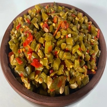 Chongqing Farmhouse Homemade Meat End Cowpea Sour Cowpea Sour Cowpea Lower Rice Mix Noodle Sauce Sichuan Special Sour Bean Corner Kimchi 500g