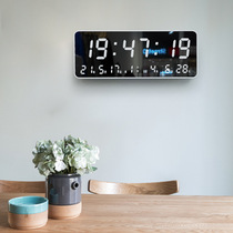Small program Bluetooth calendar clock perpetual calendar electronic clock calendar clock luminous mute bedside lazy LED