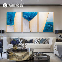 Living room dining room oil painting Modern simple 3D three-dimensional relief mural Sofa TV background wall pendant decorative painting