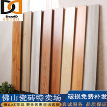 Wood grain floor tiles 150x800 balcony living room bedroom anti-slip wear-resistant floor tiles Nordic simple imitation solid wood tiles