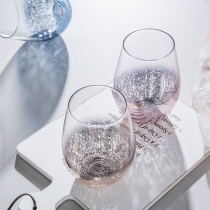 Hand-made Japanese Starry Sky cup glass crystal glass household tea cup Net red milk tea cup cold water Cup