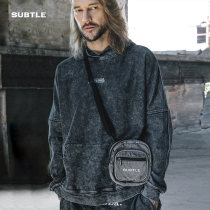 SUBTLE RAWMAD (R)shoulder bag trend casual messenger bag MENs MINI portable DENIM SMALL SQUARE bag WOMEN