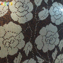 (Linus) boutique Brown rose puzzle A1872 mosaic TV background wall puzzle background wall
