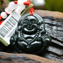 Natural Jade Lantian Mojade Buddha public guarantee jade pendant pendant couples can bring certificate