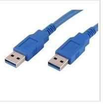 High-speed transmission line USB3 0 line A male to A male data line standard UBS3 0 mobile hard disk line 1 5 meters