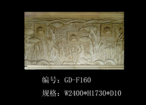 Promotion artificial sandstone relief Beijing courtyard mural TV background wall animal ocean fish hotel entertainment place