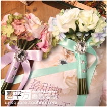 Simulation sister group hand bouquet Bride hand bouquet Bouquet Flower ball Bridesmaid hand bouquet Dance bouquet Child bouquet