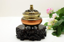 Buddhas Supplies for Smoked Incense Stove Disc Incense Stove Pure Copper Incense Stove Bicolor Stove