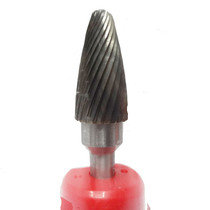 Arched round head (F-shaped) cemented carbide rotary file