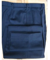 Old-fashioned 87 sea navy blue breeches winter pants Middle-aged thickened breeches Navy blue wool winter pants