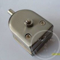 Frameless door toilet office bathroom special glass door lock stainless steel single-sided latch non-opening double-sided lock