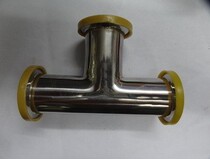 304 316L stainless steel sanitary mirror quick-install tee Φ19*1 5 Φ25*1 5 polished tee