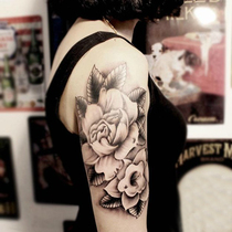 Yicai Tengfei flower arm tattoo decal Totem tattoo sticker Tattoo sticker waterproof female long-lasting flower arm original