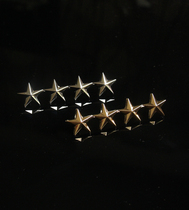 American metal badge four-star general collar flower US collar flower 4 star collar flower can be used as Cap Badge