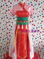 Cartoon Protagonist Costumes) The Fairy Fields are Red Magnificent Ancient Wind Ancient Fashion game novels COSPLAY