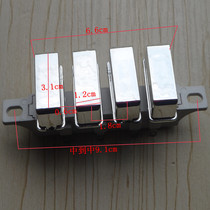 Electric fan Floor fan table fan Piano key gear switch Square four keys 3-speed silver fan switch