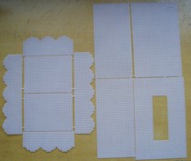 Shear plate three-dimensional cross stitch kit festive tissue box mesh plastic mesh three-dimensional embroidery material wholesale