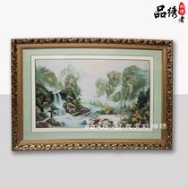 Xiang embroidery decorative painting boutique mountains and rivers European style single-sided embroidery Wedding gift Christmas Mid-Autumn Festival gift
