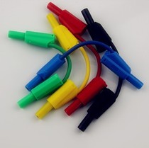 Small protective sleeve clip wire 4MM banana socket with wire sheath Banana plug wire