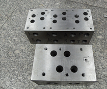 Hydraulic oil circuit block professional production (non-standard) oil circuit block (customized) hydraulic integrated block