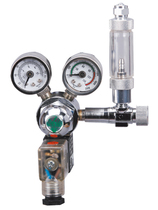 Taiwan Easta advanced CO2 solenoid valve controller dual meter carbon dioxide solenoid valve with bubble meter