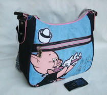 D1SN * Y academic girls schoolbag shoulder messenger bag daily bag zipper seal firm tear-resistant