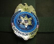 American Metal Badge United States Great Chapter Emblem Pure Copper