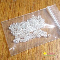 4mm acrylic white rice beads DIY beaded positioning beads Wind bell pendant positioning fixing material