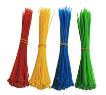 Color nylon cable tie 4 8*300mm Cable tie Self-locking nylon cable tie Plastic cable tie