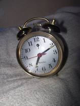 American brand Westclox pure mechanical alarm clock Night needle with small flaws