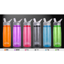 Outdoor sports plastic water bottle riding hook kettle 750mL TRITAN water Cup portable dragon mouth bottle