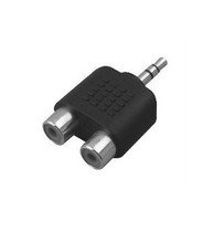 DJZZ DC3 5 male pair 2 Lotus female 3 5 turn AV 3 5mm one point two Lotus audio adapter