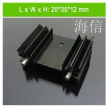 mos tube radiating fin IC radiator triodes cooled with 25 * 34 * 12MM 20