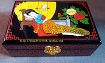 Classical Sleeping Beauty Dressing Box Wooden Lacquer Gift Box Conference Gift