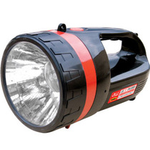 led three-speed portable Searchlight security guard Night Patrol flashlight outdoor mountaineering fishing Jiage China
