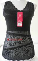 Peir Fan womens deep V-neck lace hollow lace sexy camisole base shirt 4930