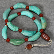 Boutique West Asia Old beads Old days river Stone hand Kushiro Old Manau Collection Handstring bracelet DIY multi-treasure string accessories