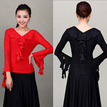 Modern dance dress Latin dance dress Ballroom dance dress National standard dance dress practice dance top LDY0619