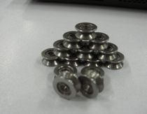 A large supply of V-shaped U-groove bearings 3*10*3V 3*12*4V 4*13*7U