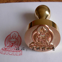 5 cm pure brass seal oriental custom-made motionless to move the Buddha statue custom Buddhist seal