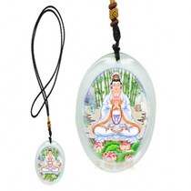 Wholesale imported acrylic waterproof Buddha amulet pendant (Guanyin Bodhisattva) Buddha pendant