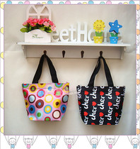 Waterproof and eco-friendly bags shopping bags on the street portable Hand bag Bento bags small handbags handbags small cute type