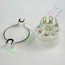 Eight-legged ceramic tube silver-plated tube holder GZC8-Y-1p 6n8p 6n9p 5Z3P 5Z2P 6j8p etc