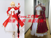 Destiny Night Holy Grail War Tyrant Nero SAber 2 generations red Swordsman outfit
