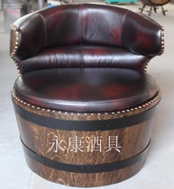 Personality sofa single sofa vintage sofa hotel furniture Oak sofa leather sofa