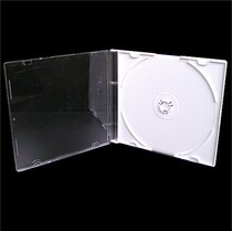 (disc E home 99) ultra-thin milky white square box CD DVD box plastic disc box
