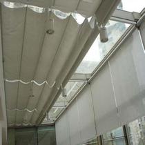 Special hand electric ceiling curtain Sun room sunshade ceiling curtain Jialisi ceiling curtain Skylight shading curtain thickened aluminum rail